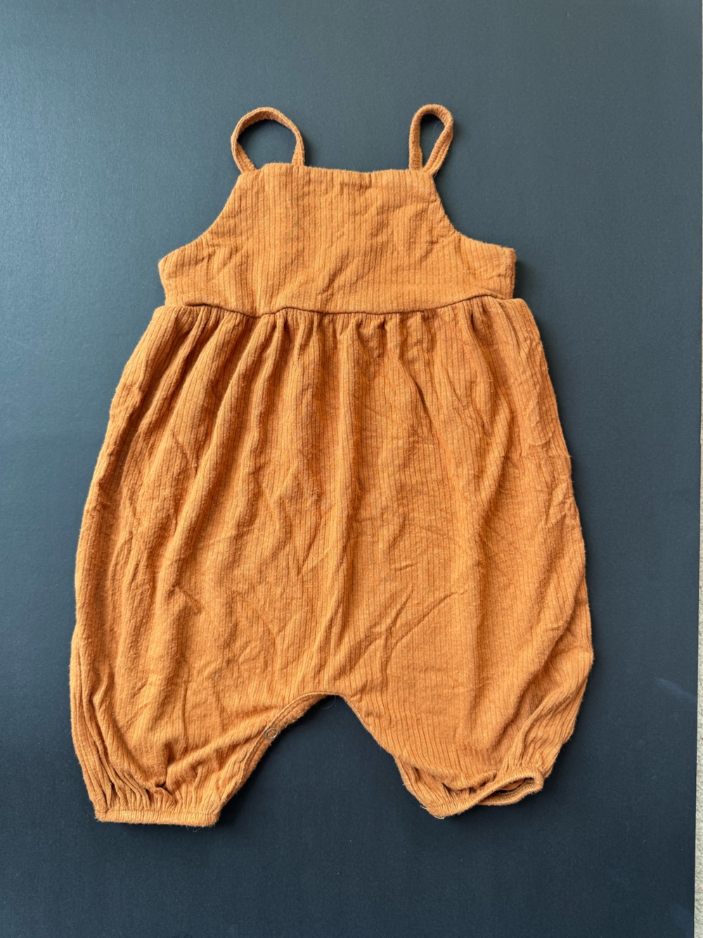 kate quinn Rust Brown Sleeveless Ribbed Romper